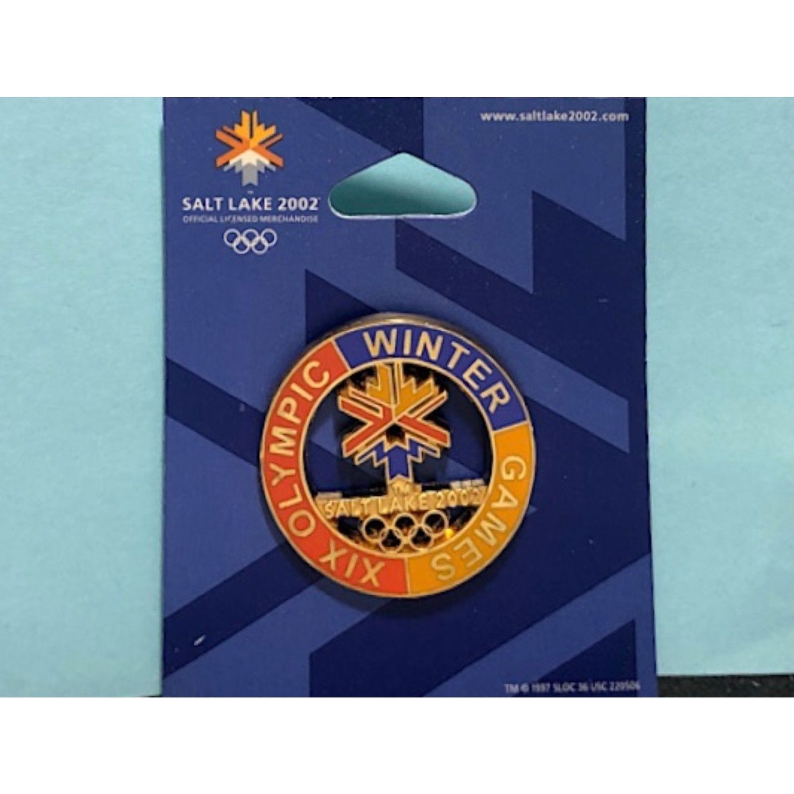 2002 Salt Lake Xix Winter Olympic Games Pin - New Old Stock